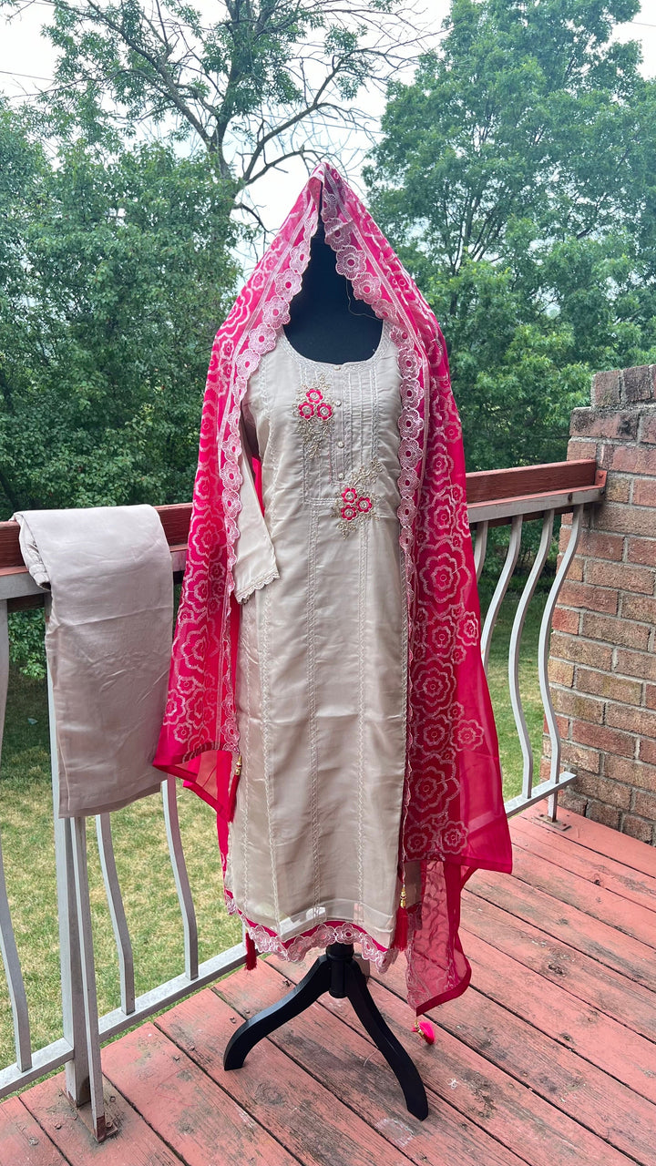 organza dress/Deshi dress/party deshi dress/Bangladeshi dress/indian dress/ready dress/Causal dress/salwar suits/Gift dress