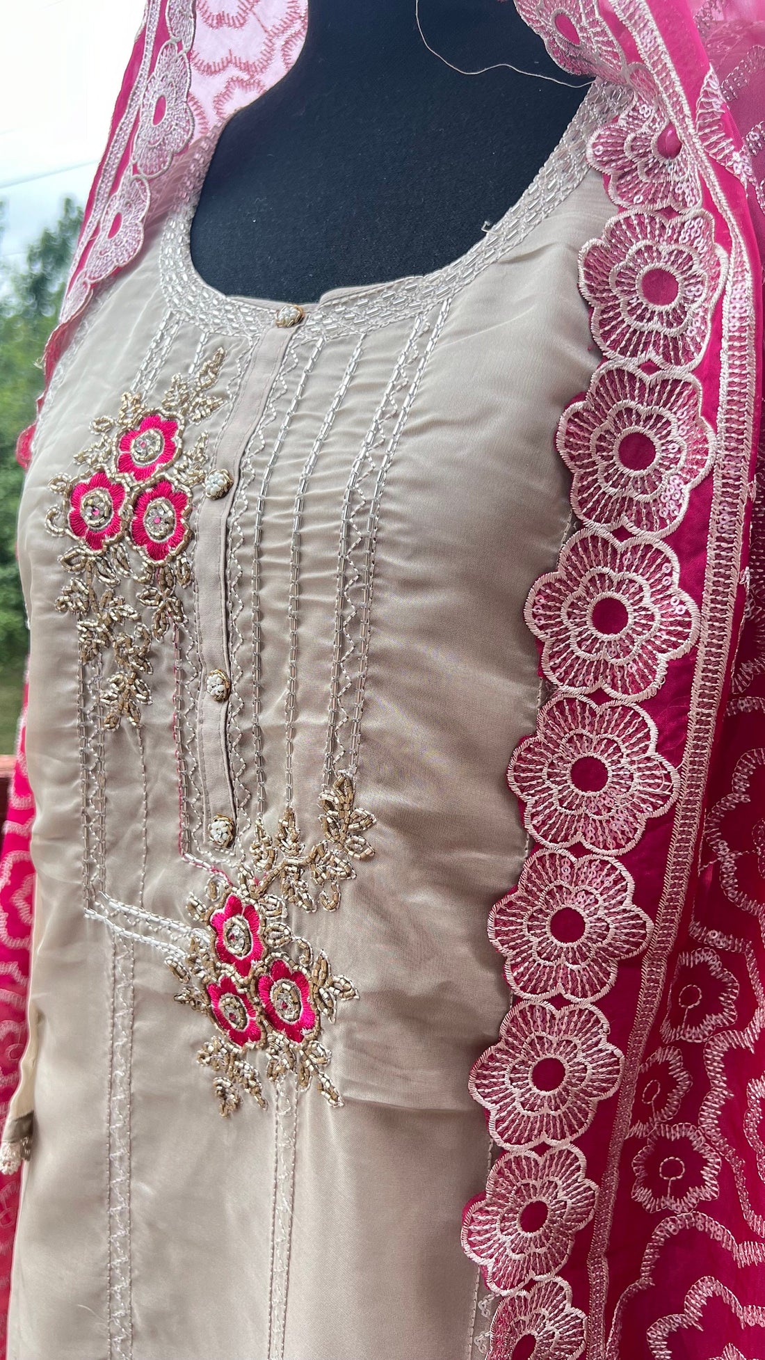 organza dress/Deshi dress/party deshi dress/Bangladeshi dress/indian dress/ready dress/Causal dress/salwar suits/Gift dress