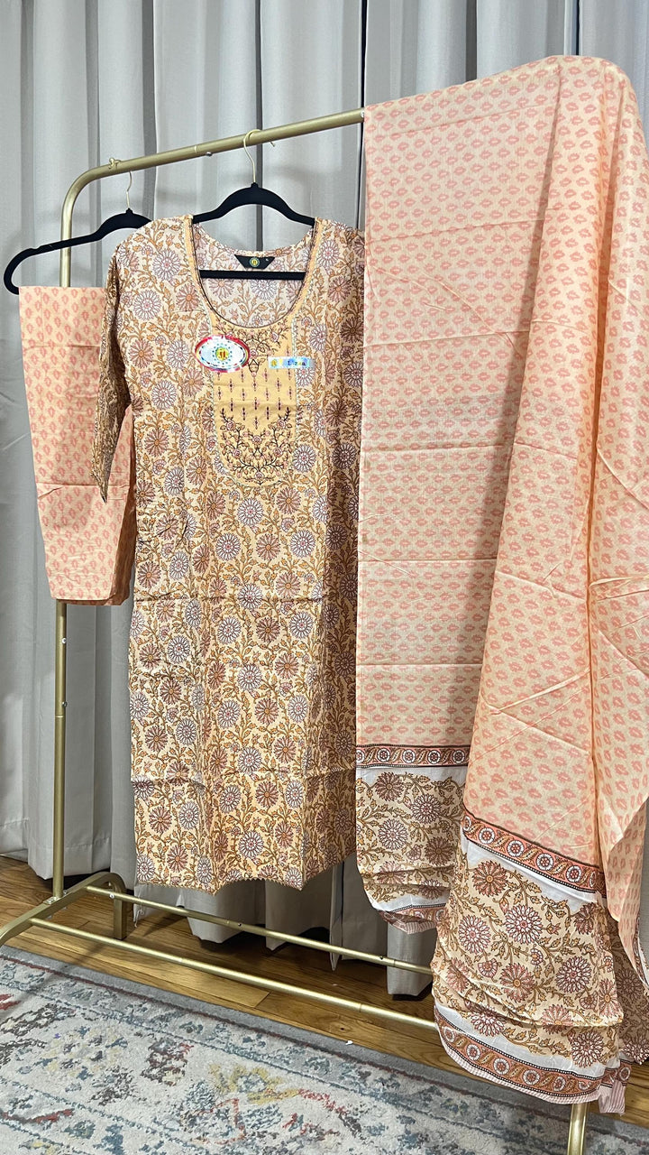 Printed cotton dress/ summer friendly/ casual dress / high comfort everyday use indian dress