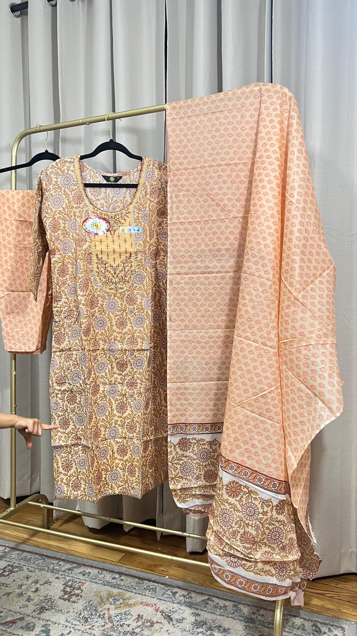 Printed cotton dress/ summer friendly/ casual dress / high comfort everyday use indian dress