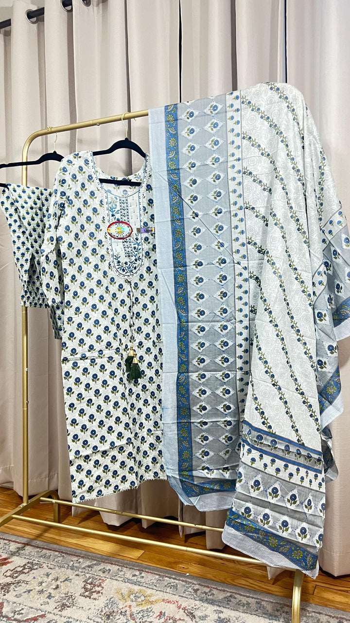 Printed cotton dress/ summer friendly/ casual dress / high comfort everyday use indian dress