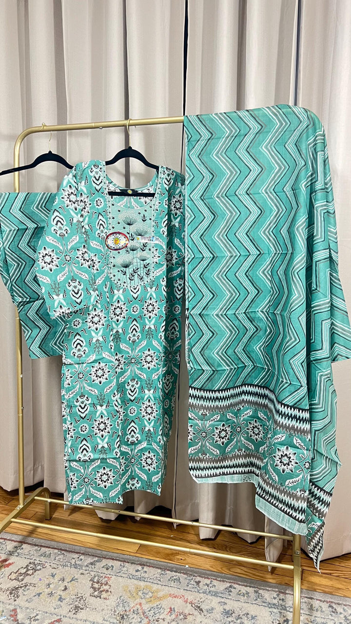 Printed cotton dress/ summer friendly/ casual dress / high comfort everyday use indian dress