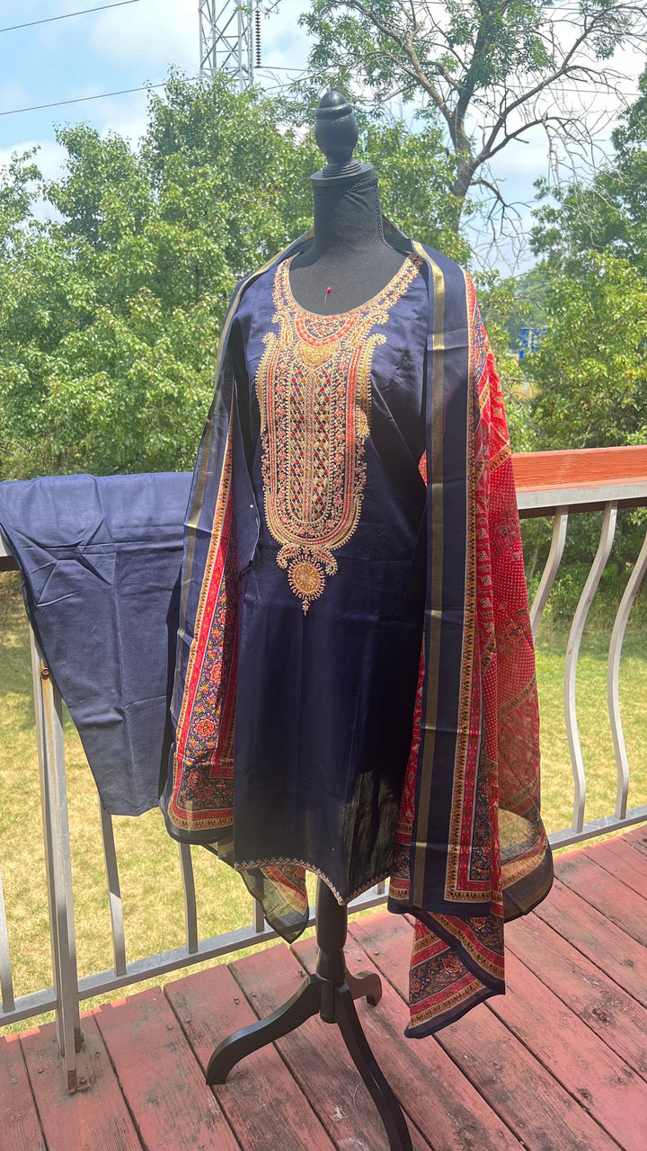 Salwar Kameez / Kurta Kurti/ Indian dress / Pakistani Dress/ Gift for Sister/ party dress/ salwar suits/blue color dress