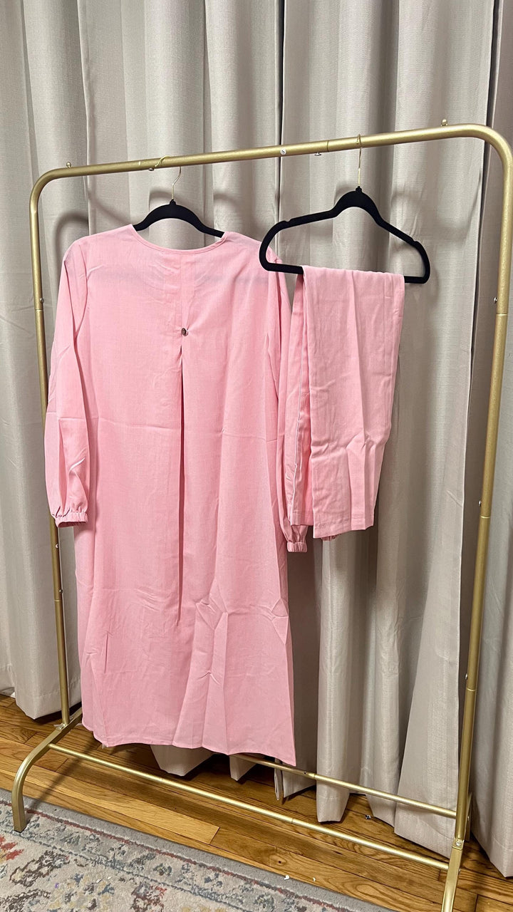 Modest work or office attire / Co-Ord Set with Palazzo Pant / Stylish Kaftan Abaya