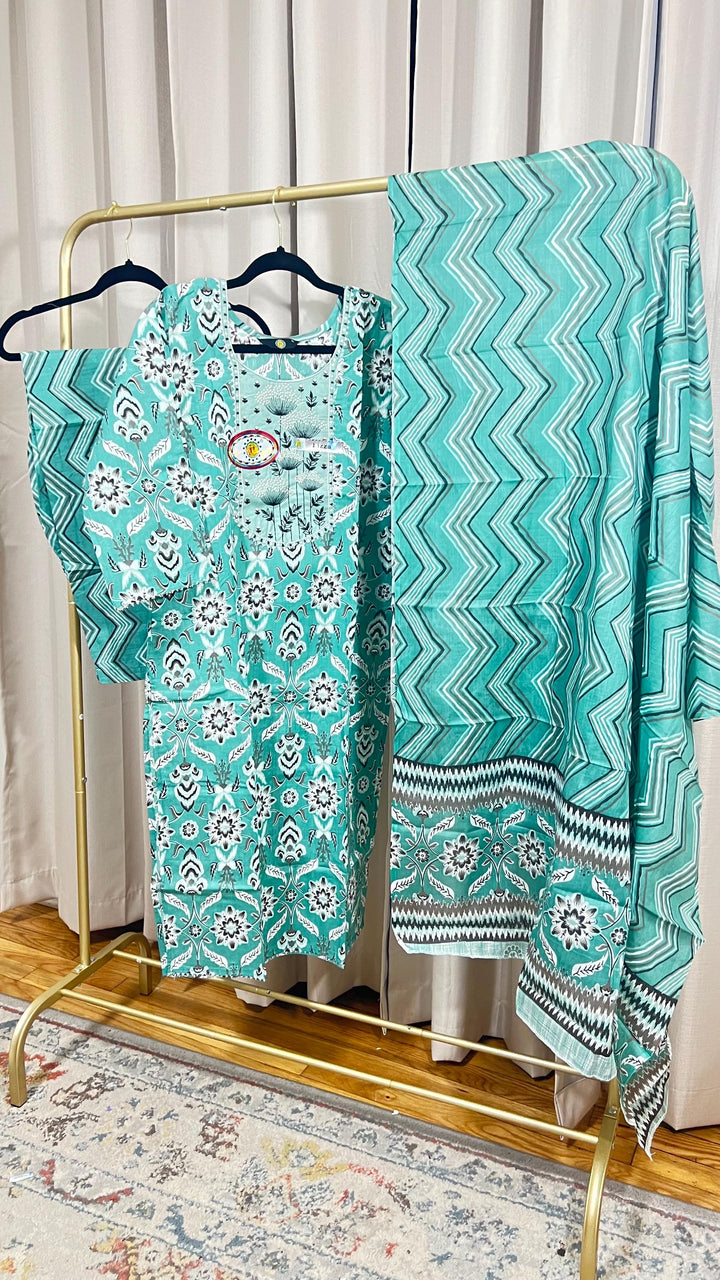 Printed cotton dress/ summer friendly/ casual dress / high comfort everyday use indian dress