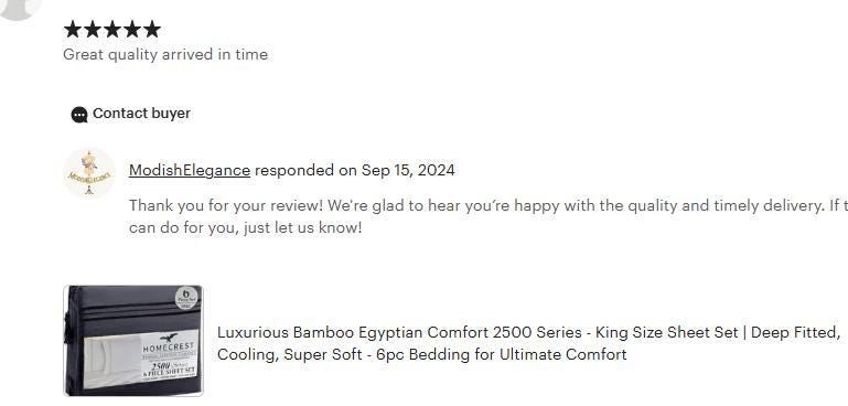 Luxurious Bamboo Egyptian Comfort 2500 Series - King Size Sheet Set | Deep Fitted, Cooling, Super Soft - 6pc Bedding for Ultimate Comfort