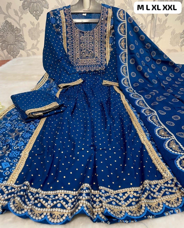 Salwar Kameez / Kurta Kurti/ Indian dress / Pakistani Dress/ Gift for Sister/ party dress/ salwar suits/blue color dress for Eid Gift, Party