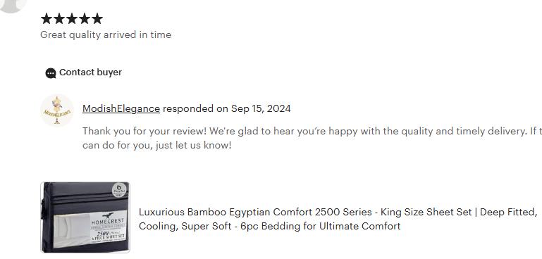 Luxurious Bamboo Egyptian Comfort 2500 Series - King Size Sheet Set | Deep Fitted, Cooling, Super Soft - 6pc Bedding for Ultimate Comfort