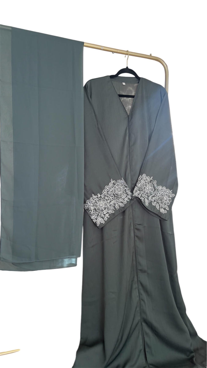 Dubai abaya, Handmade, Eid Express Delivery, High Quality, High Longevity, blue abaya, Embroidery abayaa, open abaya, Jilbab, Burqa