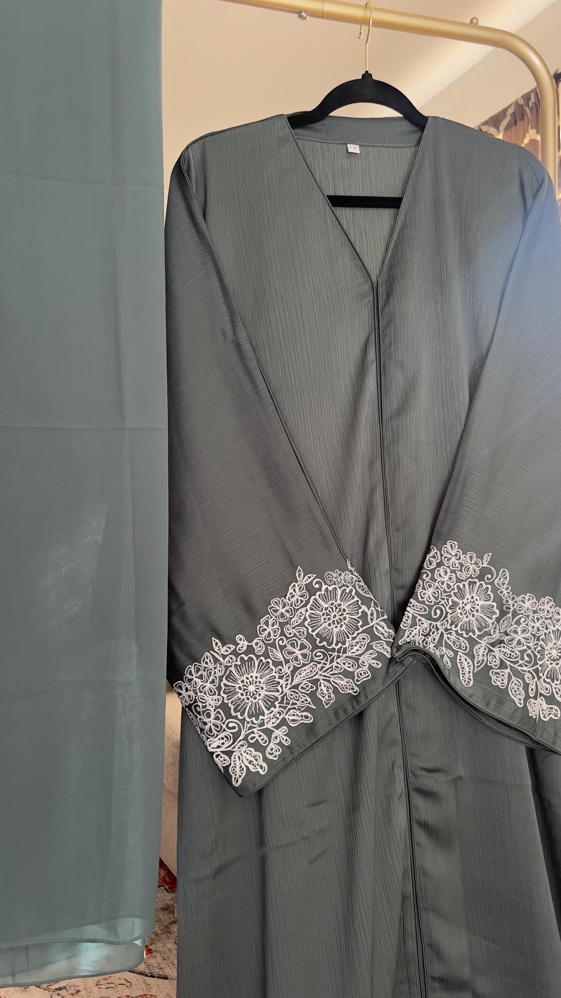 Dubai abaya, Handmade, Eid Express Delivery, High Quality, High Longevity, blue abaya, Embroidery abayaa, open abaya, Jilbab, Burqa