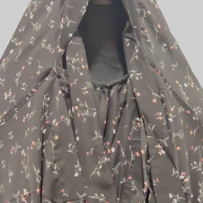Prayer clothes , One Piece full length Prayer Jilbab for Women,attached hijab, prayer gown Abaya , home prayer dress, Muslim women gift