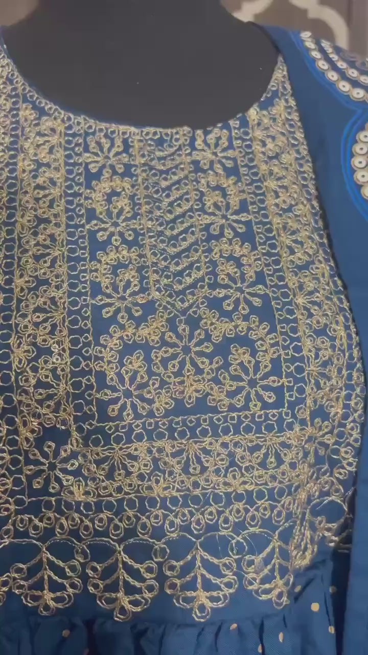 Salwar Kameez / Kurta Kurti/ Indian dress / Pakistani Dress/ Gift for Sister/ party dress/ salwar suits/blue color dress for Eid Gift, Party